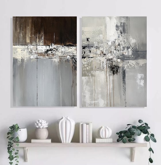 Urban Echoes diptych set