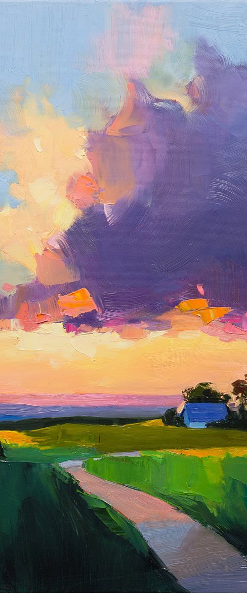 Summer landscape 3 by Daria Zavadenko