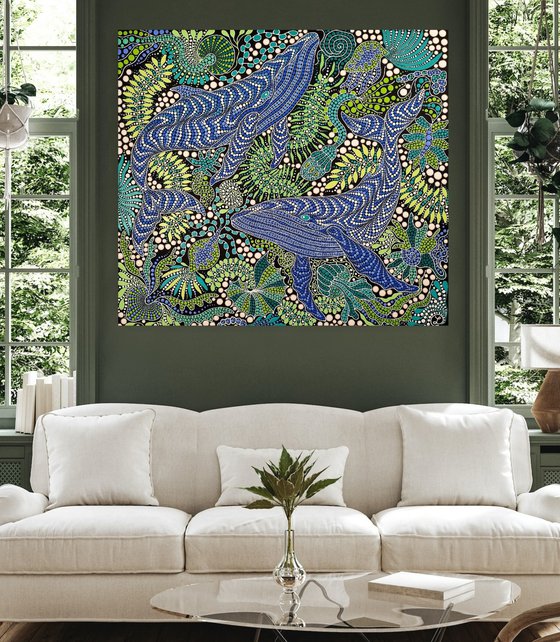 Blue Whales in the Depths