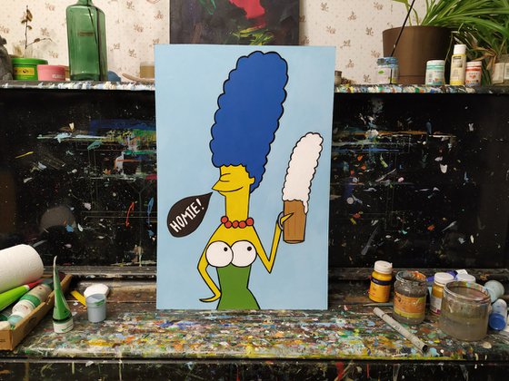 My tit love Marge Simpson