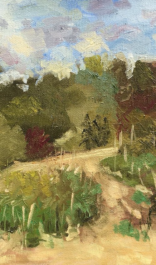 Sand dunes on the Kent coast by Julian Lovegrove Art