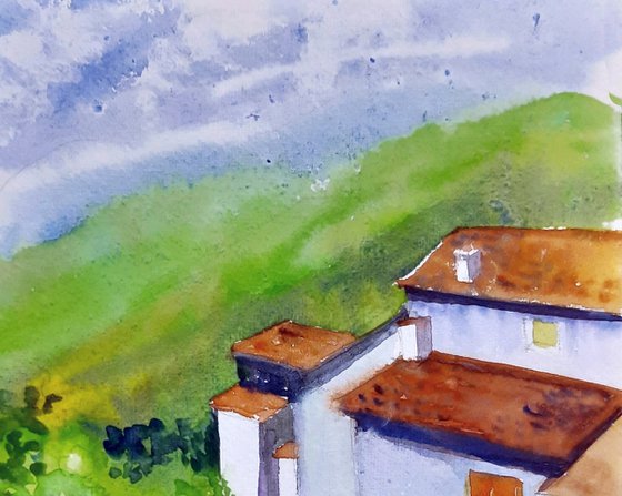The Tuscan roof tops