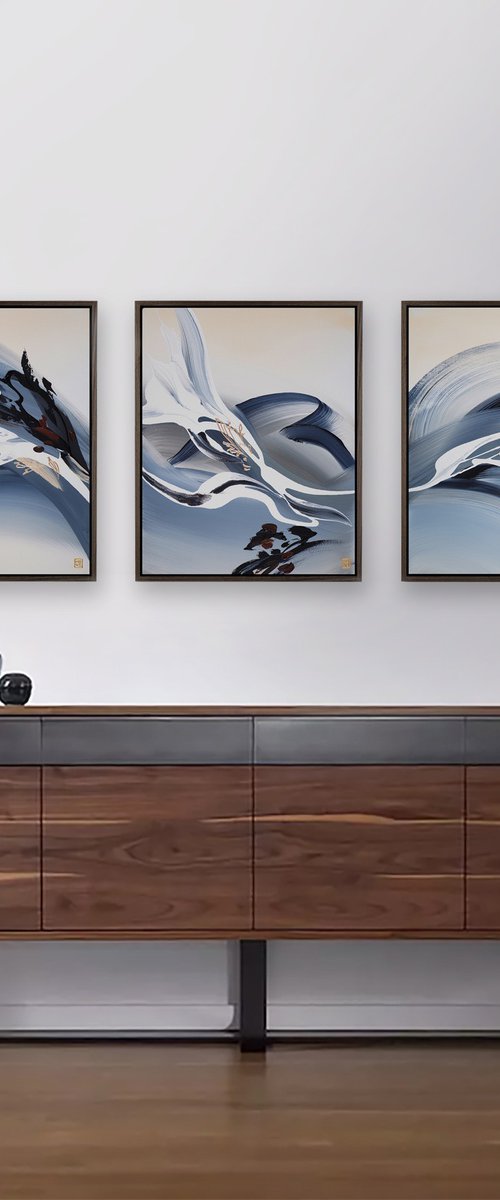 Altair Triptych by Novi Lim