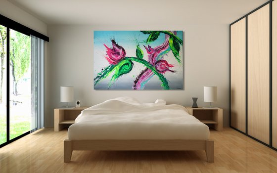 In Bloom (Spirits Of Skies 216147) (120 x 180) XXL (48 x 72 inches)