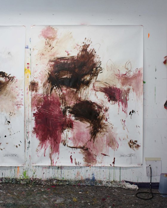 She Paints Outside the Lines No. 4