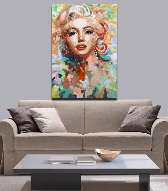 Abstract Oil Painting - Marylin