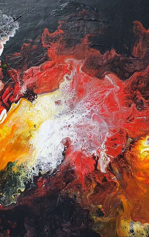 Fluid Abstract Waves by Deimante Bruzguliene