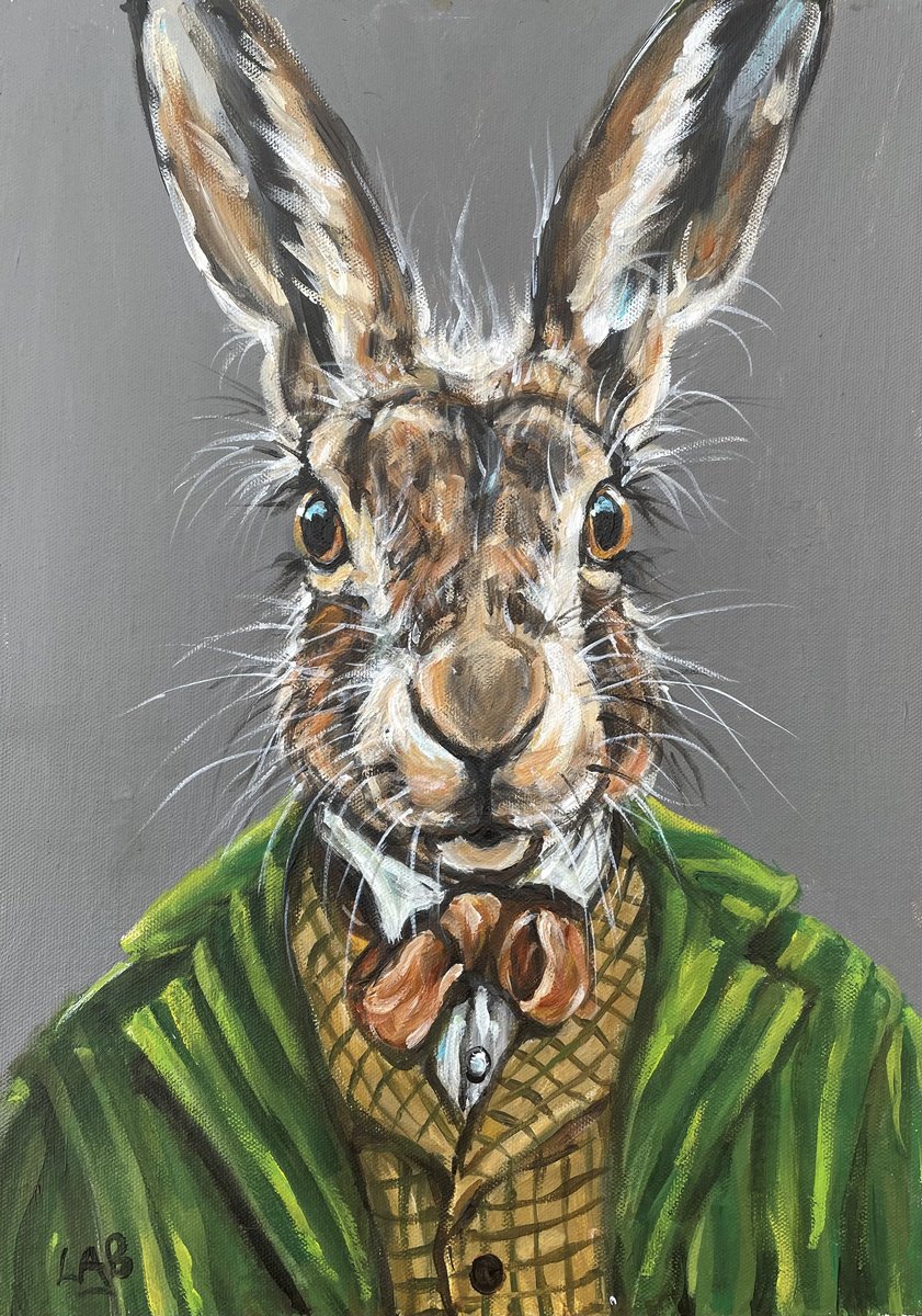 Henry Hare By Louise Brown, 12 X 17, Artwork For Sale On Artfinder