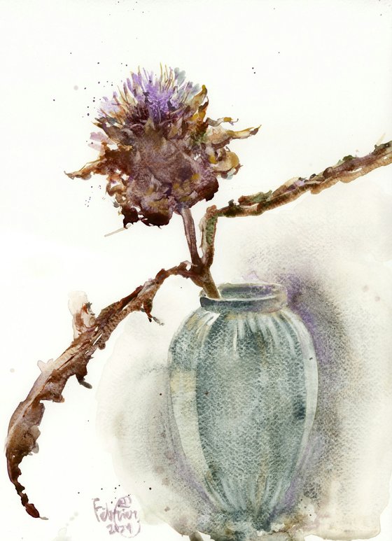 Still life with artichoke.