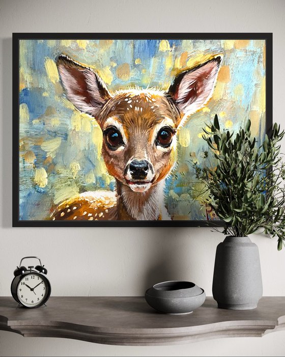 Fawn in the Morning Light