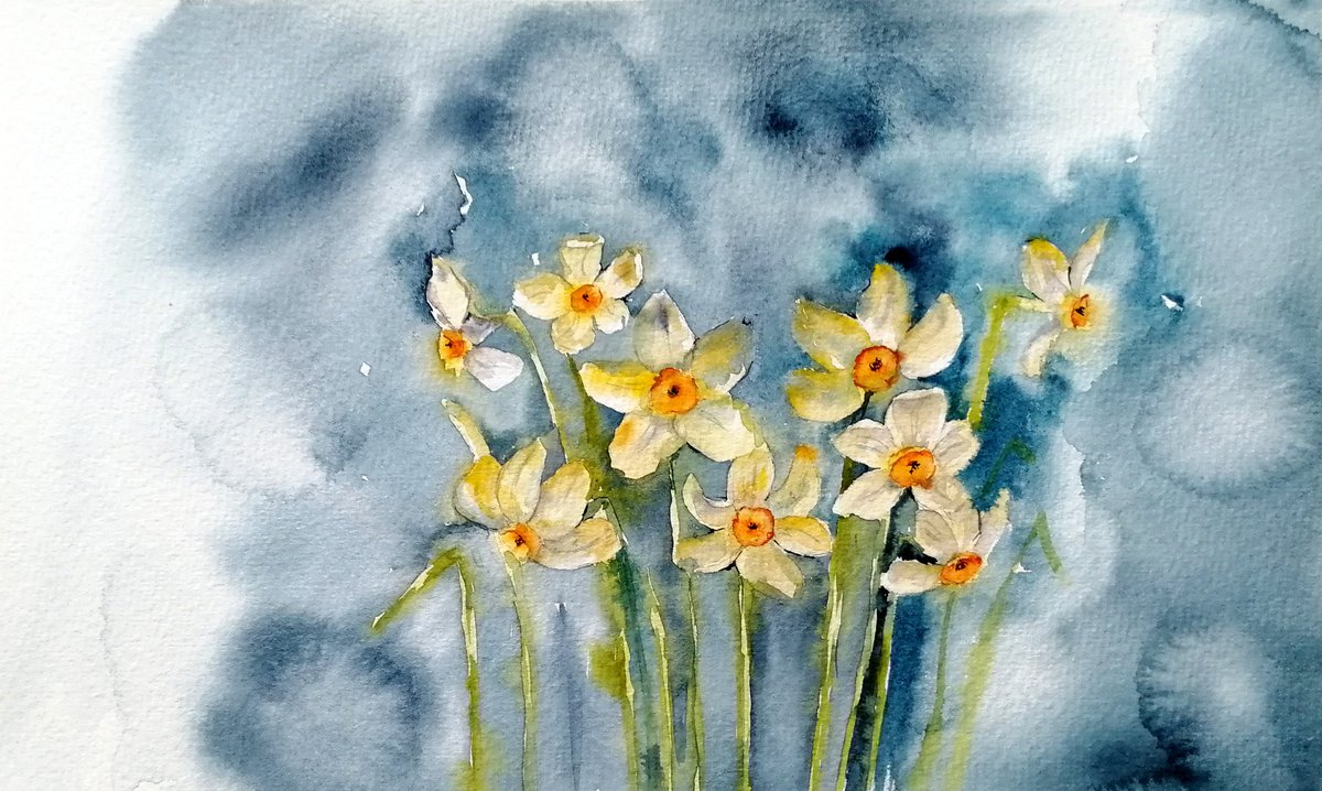 Daffodils by Marina Zhukova
