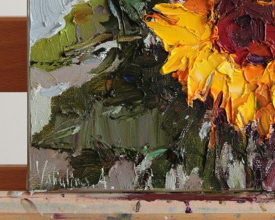 Three Sunflowers