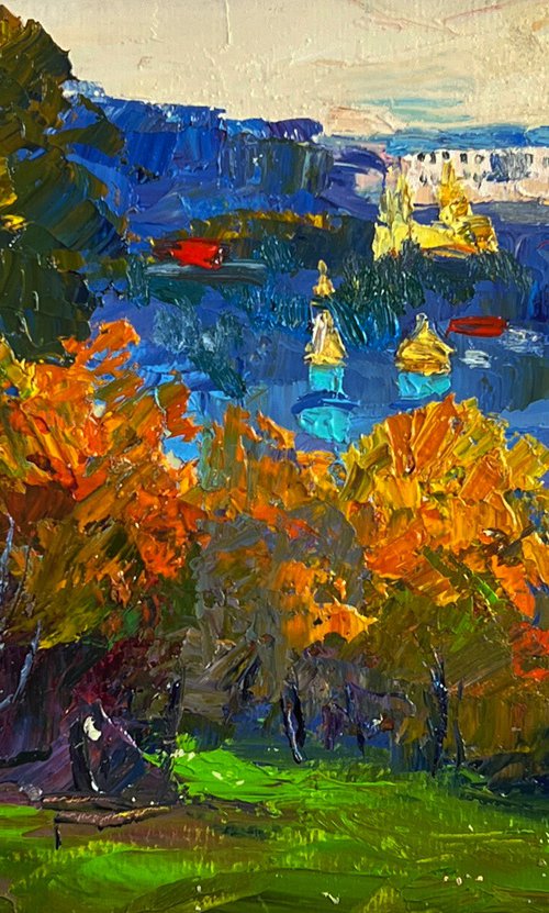 View from the Autumn Forest by Boris Serdyuk