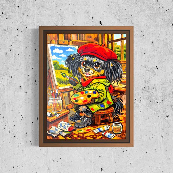 Bon from Lisbon: Little Artist at Work