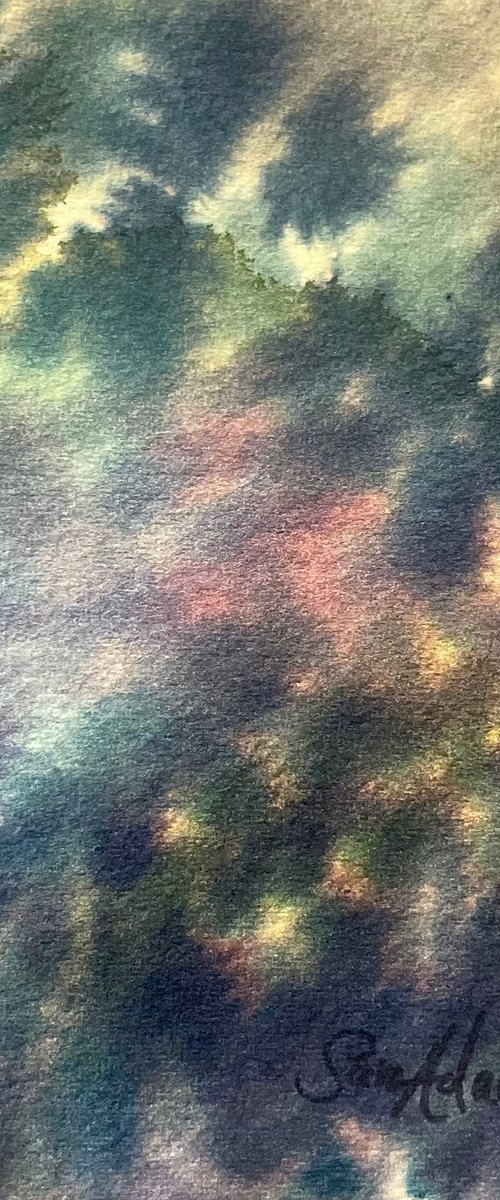 Artists shady garden by Samantha Adams