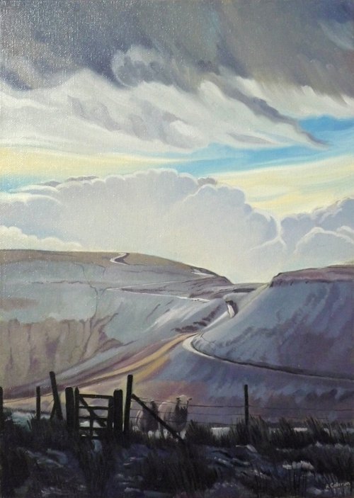 The Bwlch in Winter by Rebecca Coleman