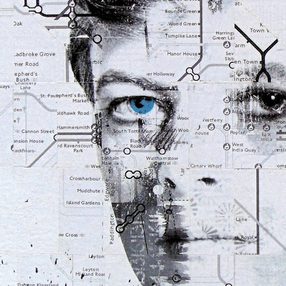 Collage_23_40X40 cm_David Bowie