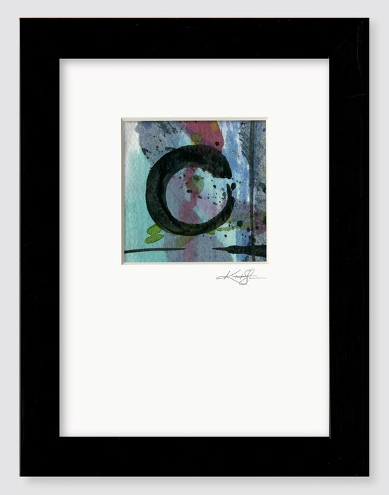 Enso Of Zen Collection 5 - 3 Abstract Zen Circle paintings by Kathy Morton Stanion