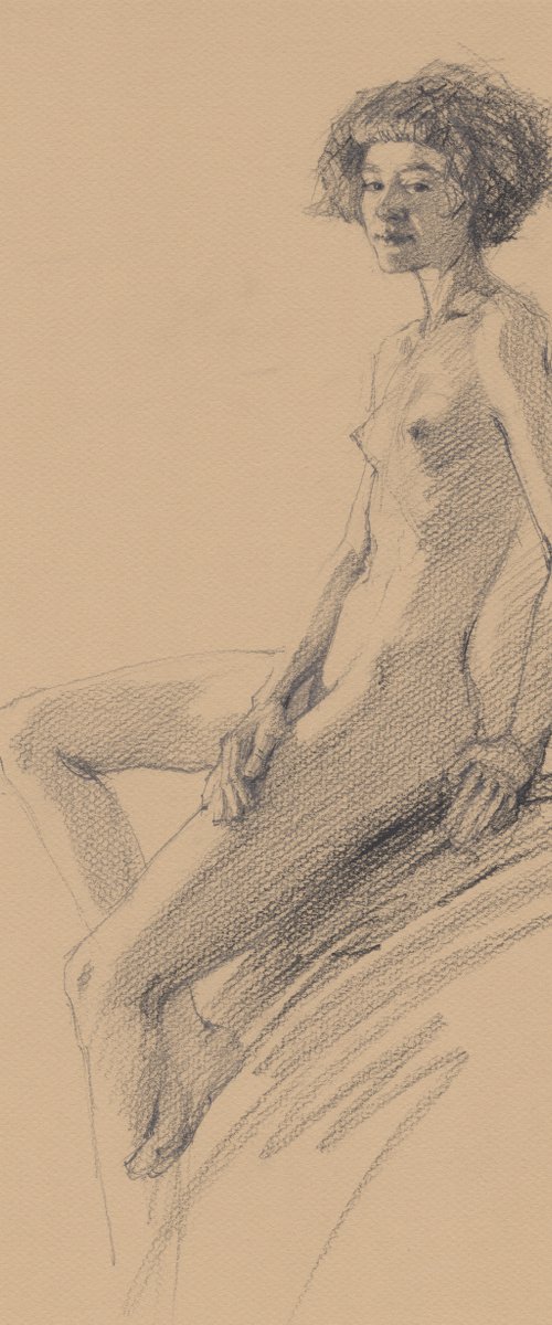 Nude art of woman by Samira Yanushkova
