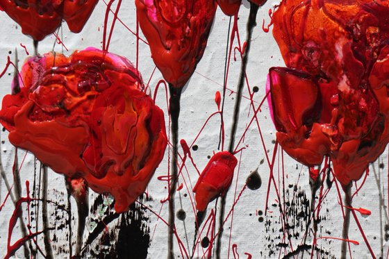 melted poppies