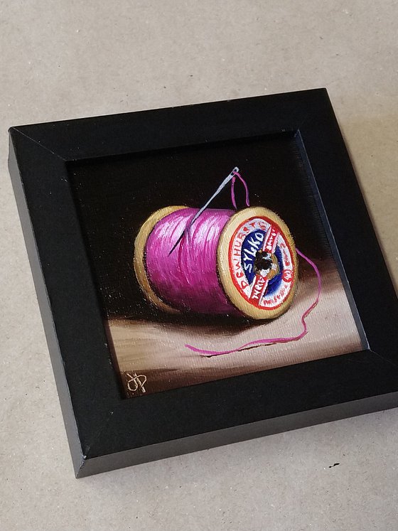 Little Sylko cotton reel still life