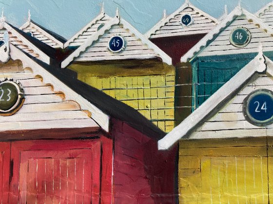 Seaside Beach Huts, Essex