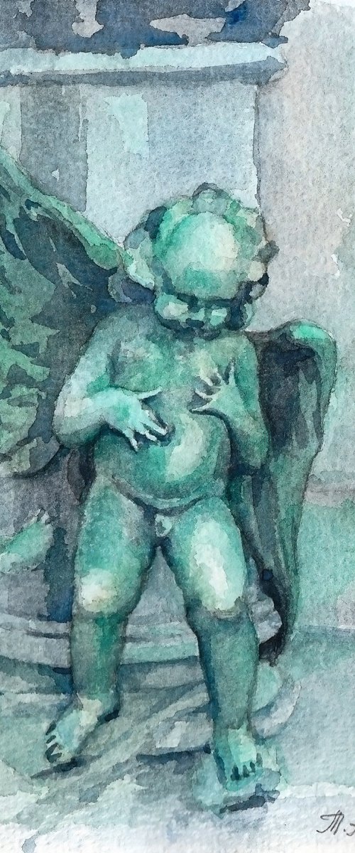 Verdigris Angel, La Napoule by Tatiana Alekseeva