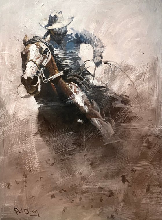 Cowboy and Horse