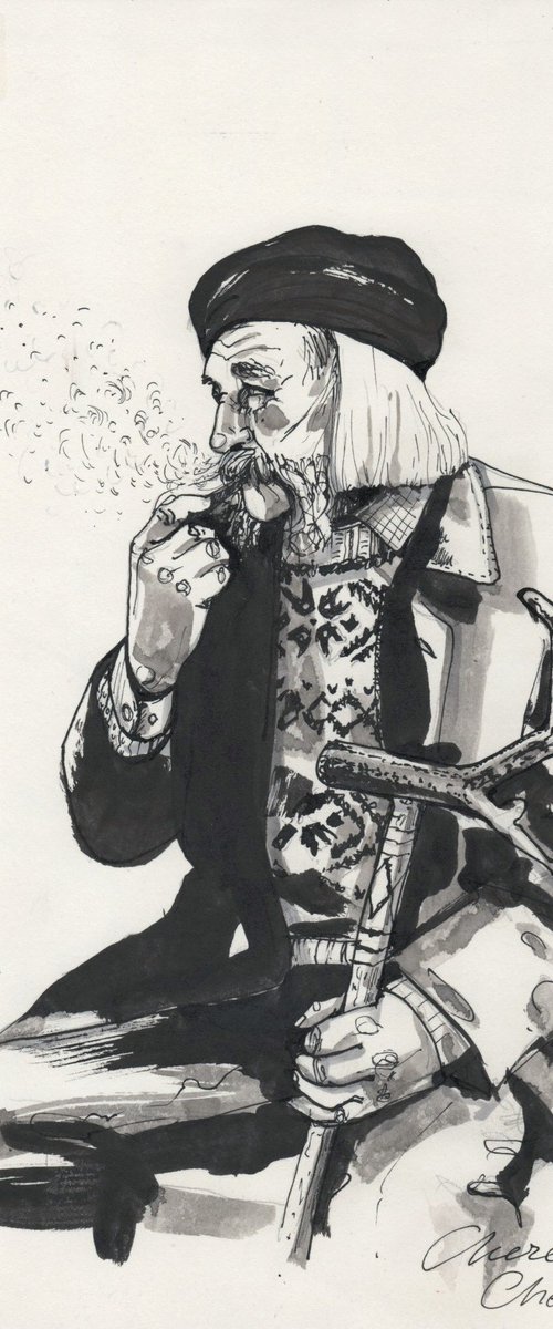 Old Man. Cherkasy by Tetiana Cherevan
