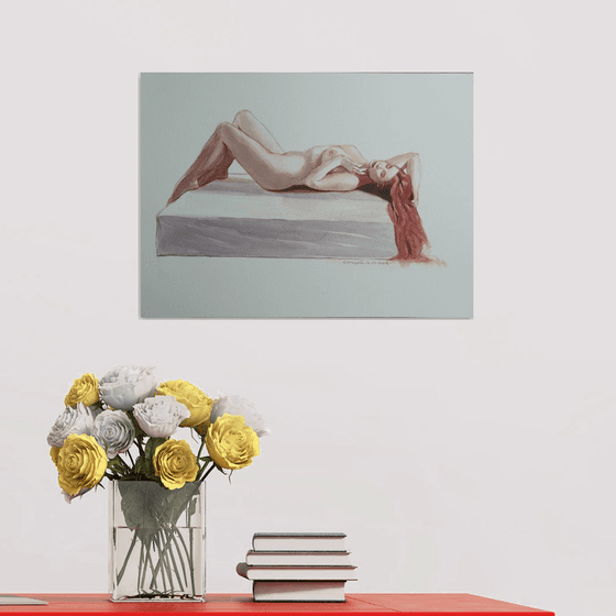 Reclining female nude