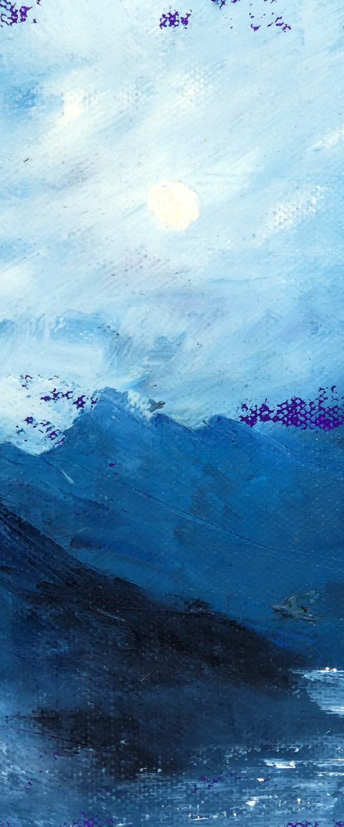 Loch Coruisk Moonlight Blue by oconnart