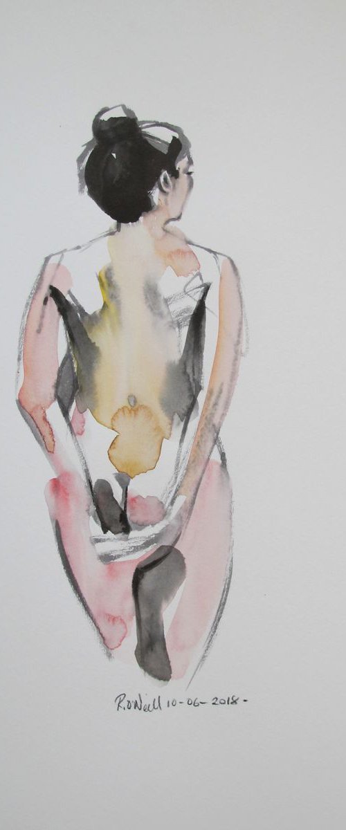 standing female nude by Rory O’Neill