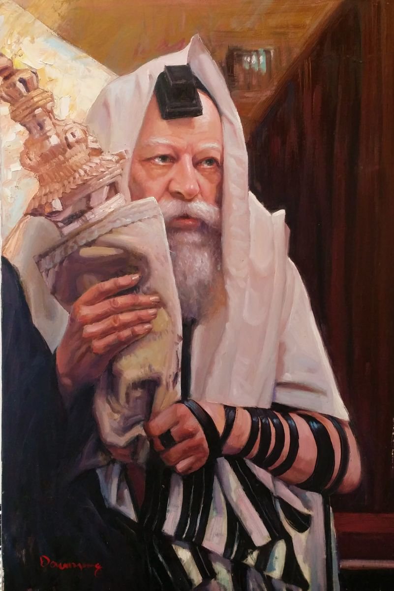 The Rebbe...Menachem Mendel Schneerson(1902-1994) by David Jang