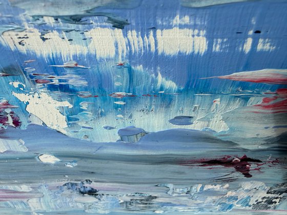 Silence between the waves. Diptych