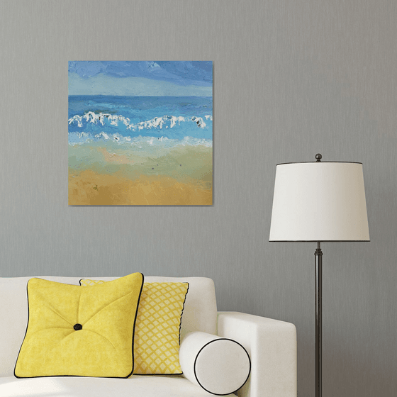 Crashing Wave on St Ives Beach