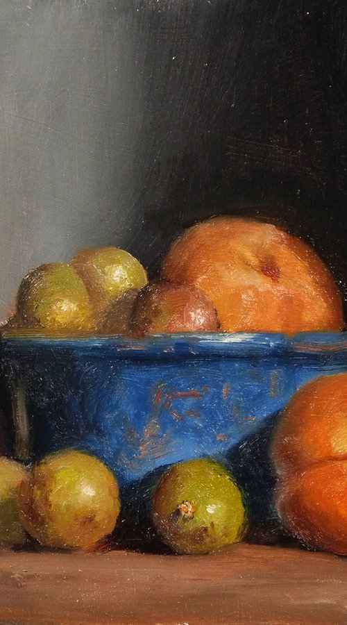 Mirabelle plums and Apricots by Pascal Giroud