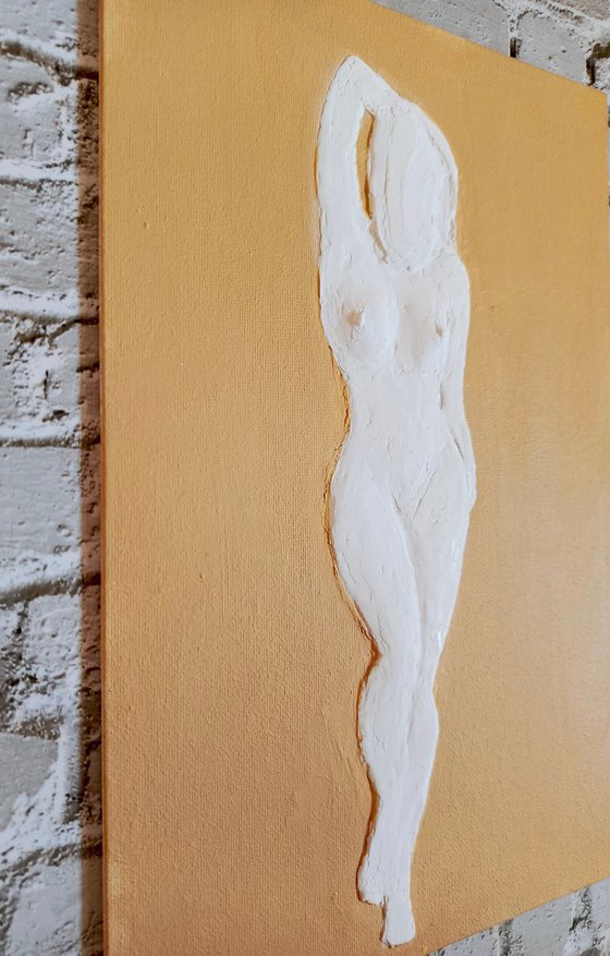 Nude female VII Base relief