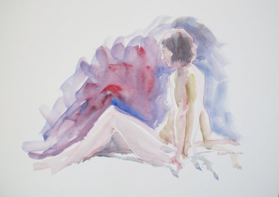 reclining female nude