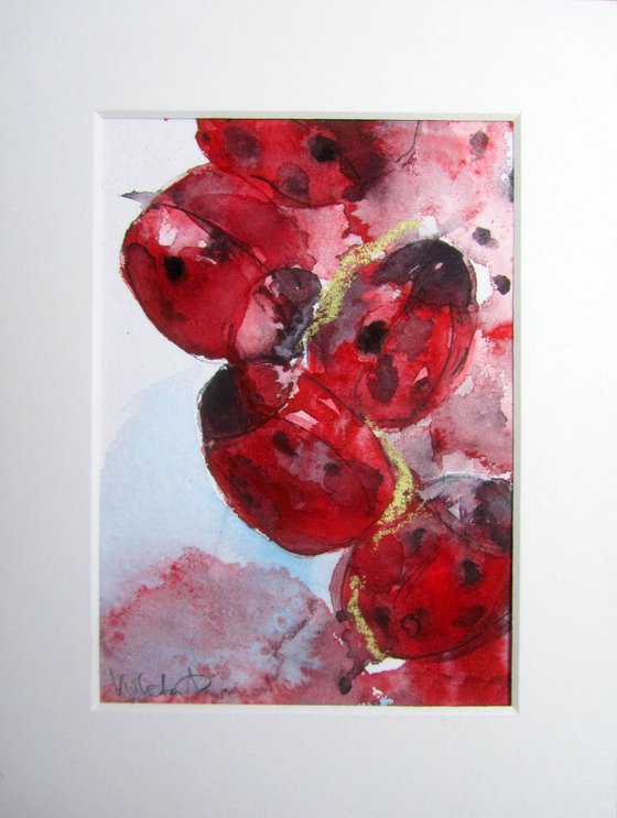Abstract Lady Bugs 3
