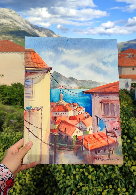 Korcula. Original artwork
