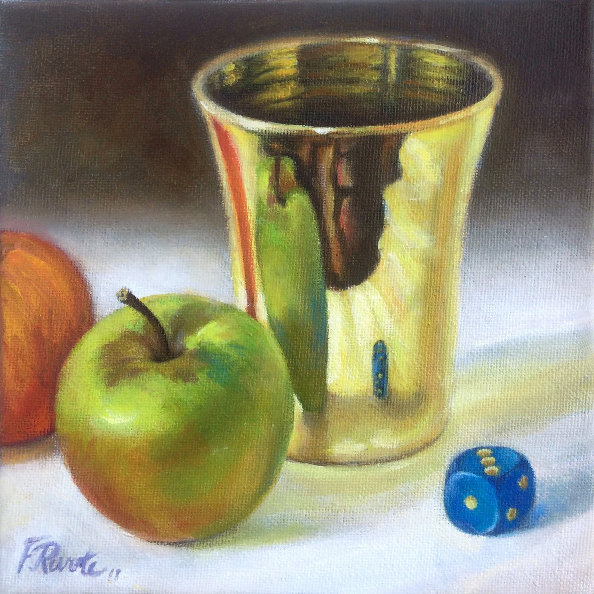 Goblet and Apples by Frederic Reverte