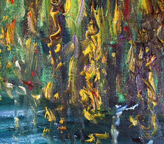Magical Water Lilies C 1 / Oil