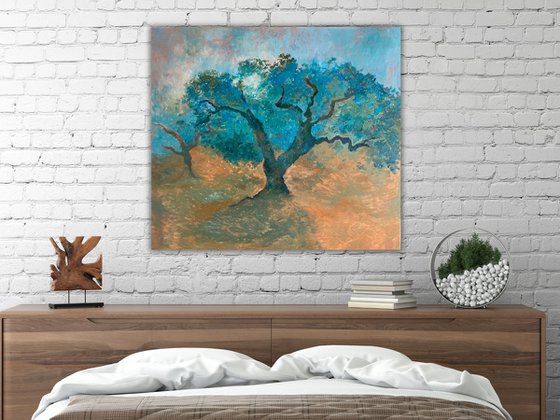 Landscape Painting - BLUE MEMORIES