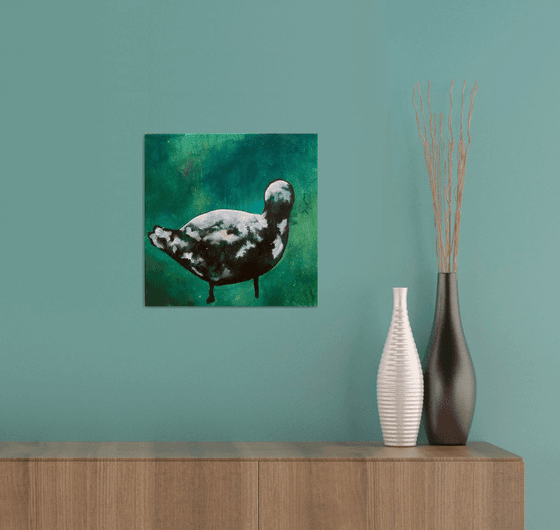 Green duck 30x30