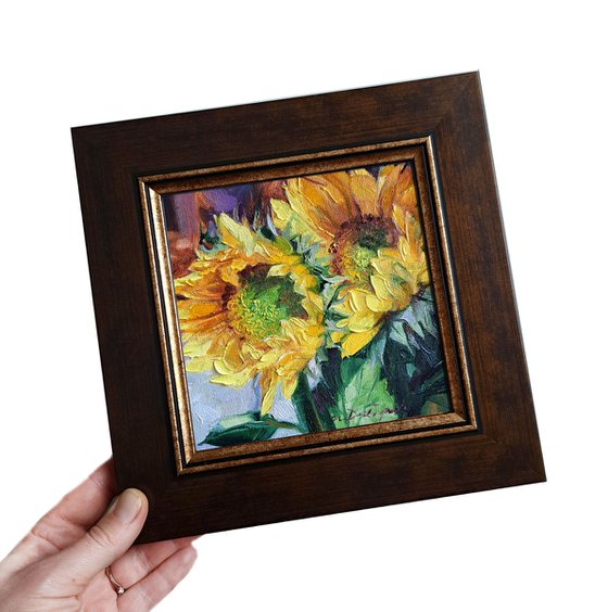 Sunflowers painting