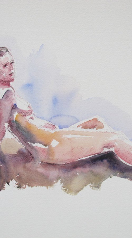 reclining female nude by Rory O’Neill