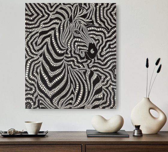 Zebra Labyrinth 2