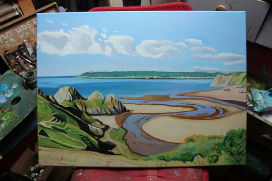 The Ox Bow, Three Cliffs