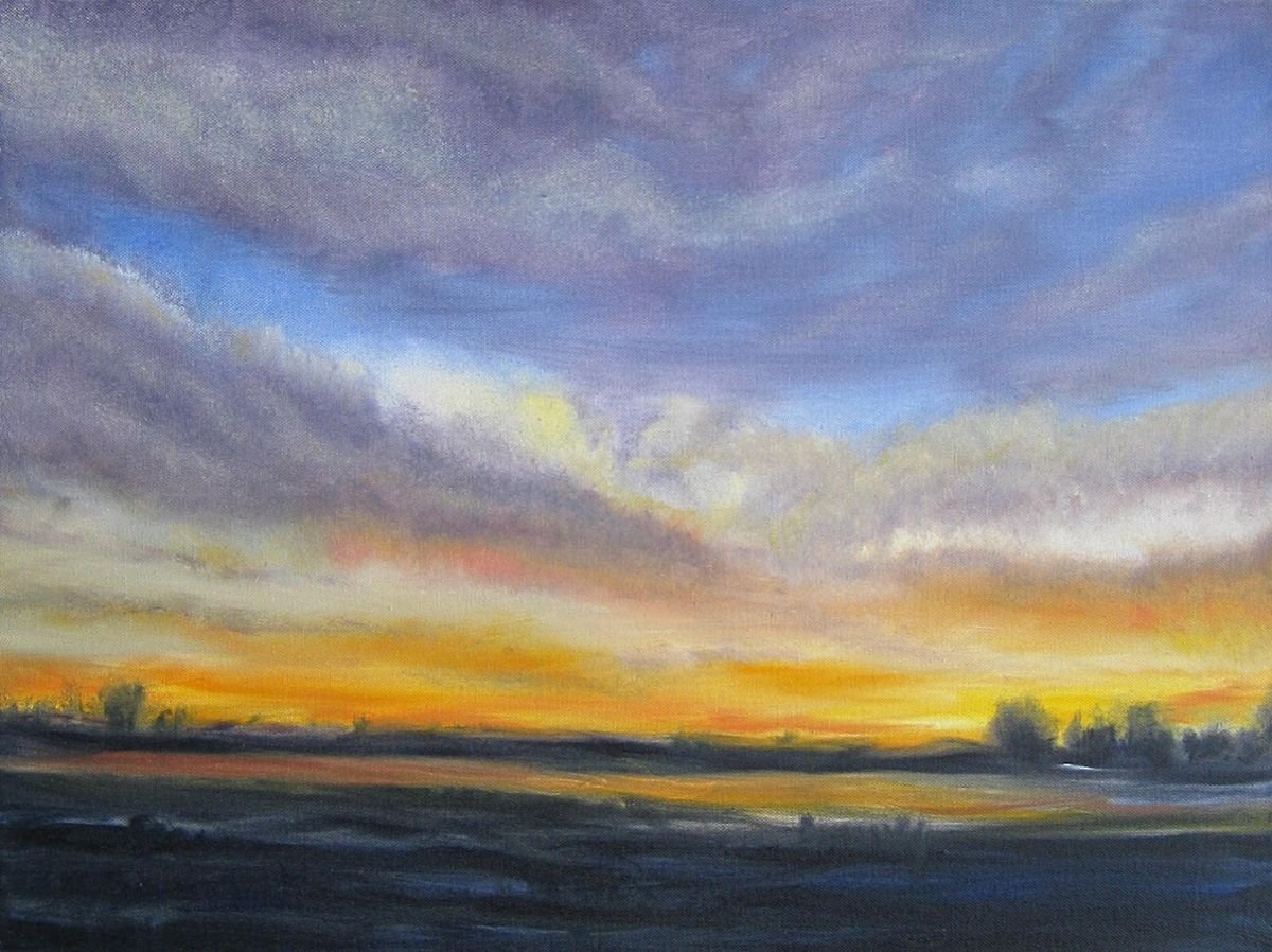 Fenland Sunrise by Ashley Baldwin-Smith