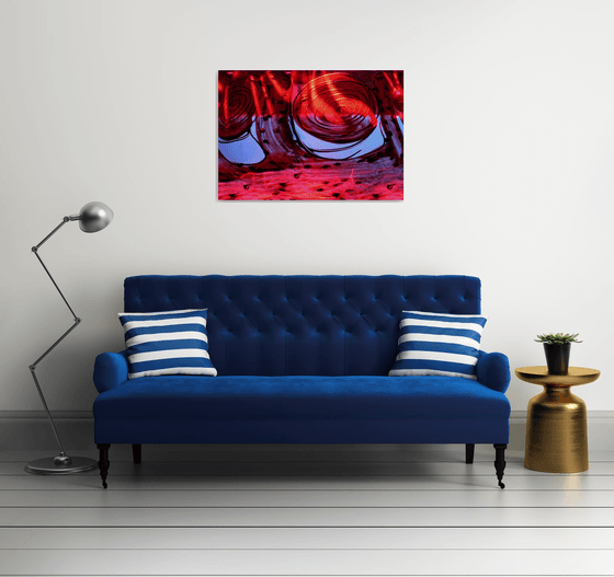 " Red. Black. Blue. Abstraction "  Limited Edition 1 / 15